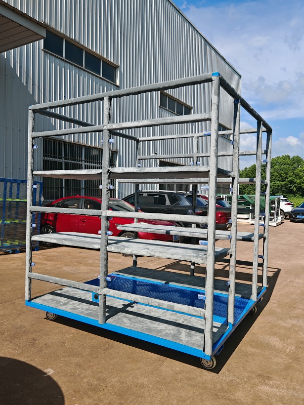 汽车料架工装车